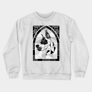 Stained Glass Harlequin Great Dane Crewneck Sweatshirt